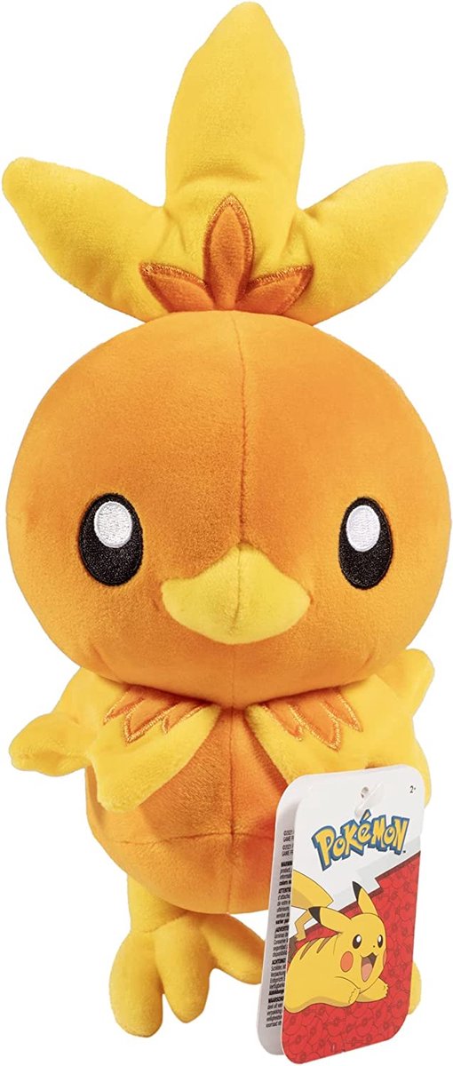 Torchic – Pokémon Pluche Knuffel 28 cm {Pokemon Plush Toy | Speelgoed Knuffeldier Knuffelpop voor kinderen jongens meisjes | Charizard, Bulbasaur, Charmander, Squirtle, Pikachu, Eevee}